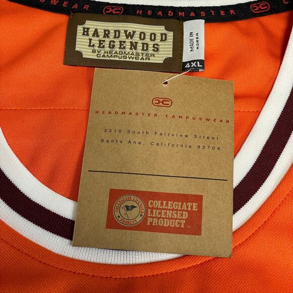 Dell Curry Virginia Tech Hokies Headmaster Campuswear Jersey - Picture 4 of 5